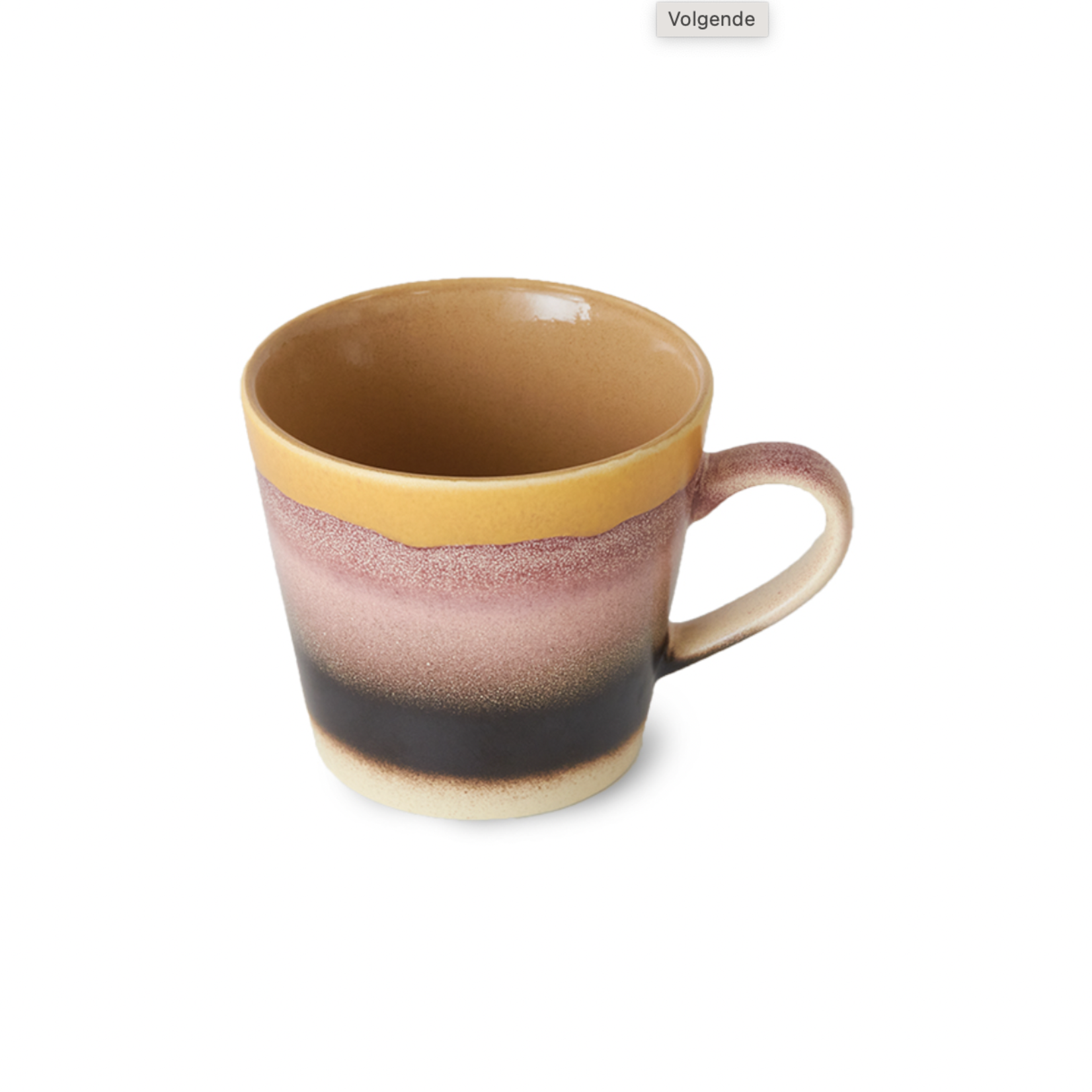 HKLIVING HKLIVING - 70's Cappuccino mok Sunset KST0024