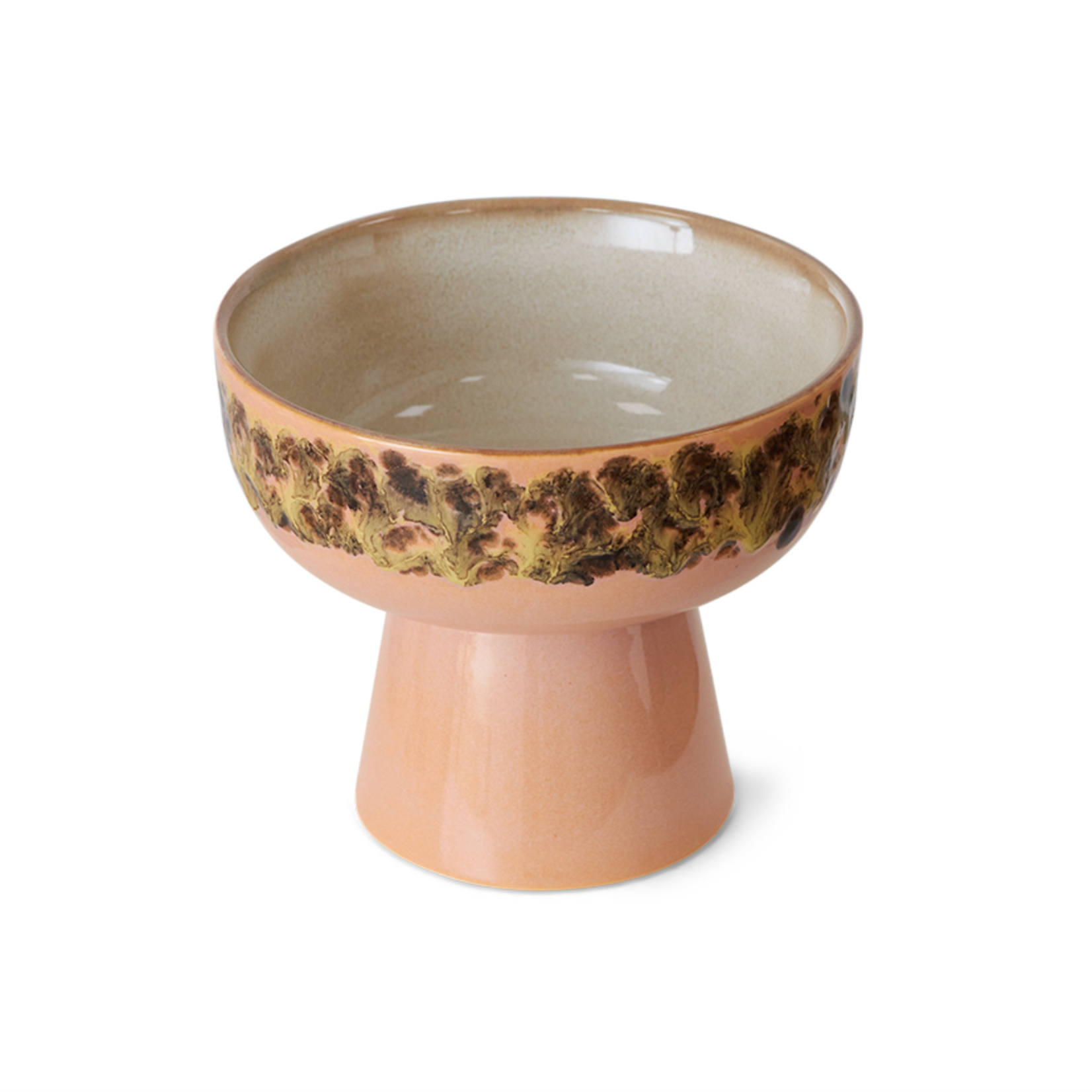 HKLIVING HKLIVING - Tapas bowl on base L Lush kst0053