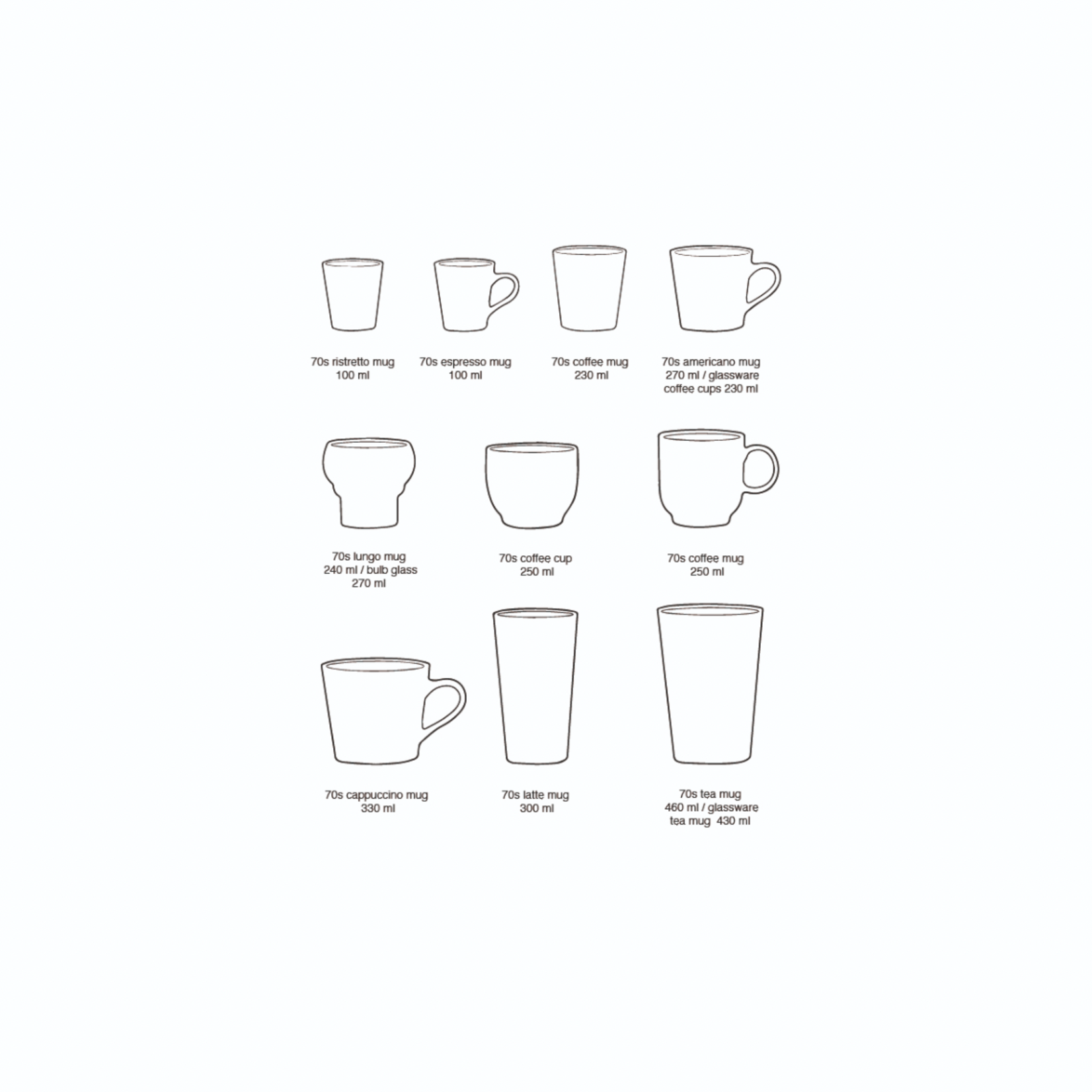 HKLIVING HKLIVING - 70's Café mok Blast KST0005