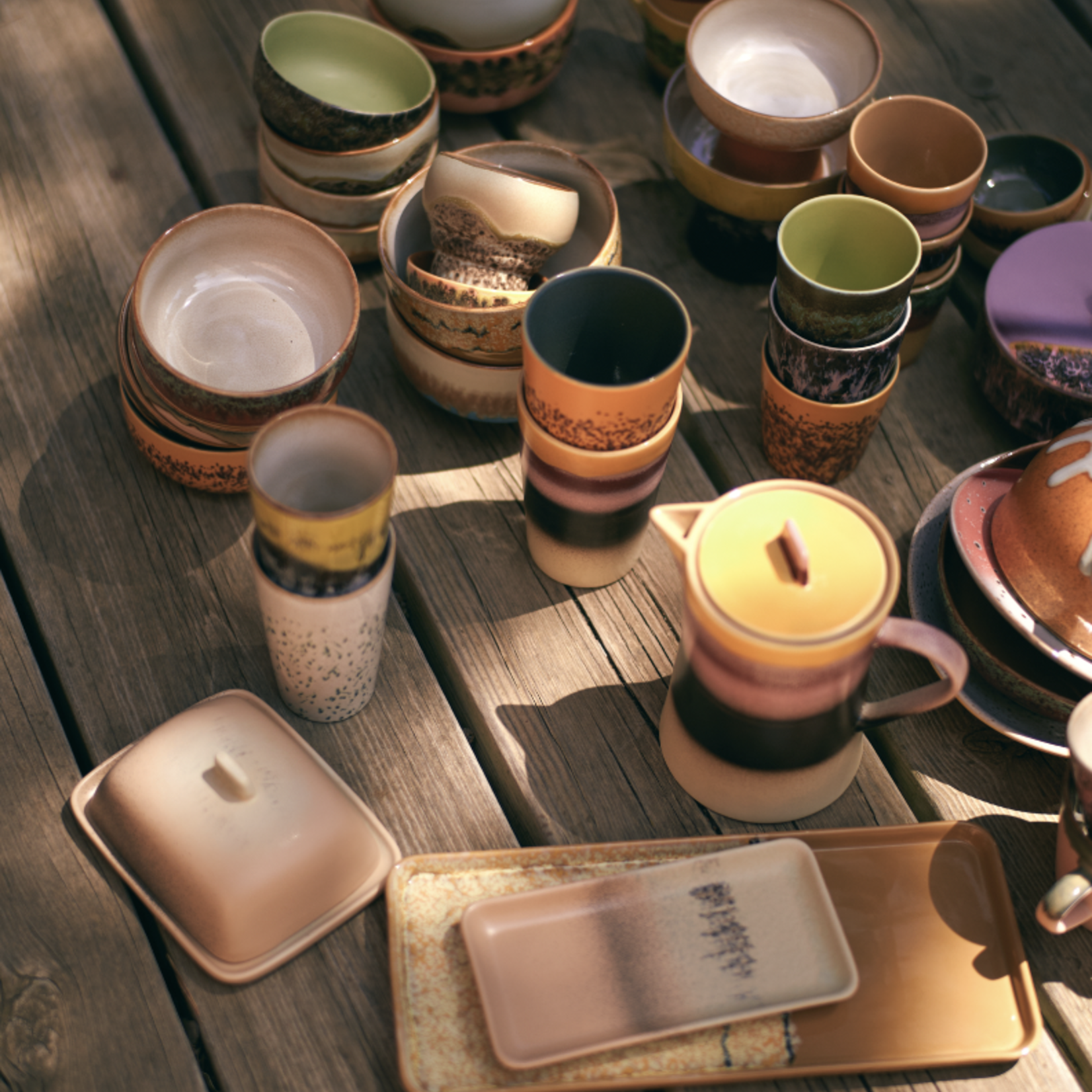 HKLIVING HKLIVING - 70's Latte mok Hail KST0031