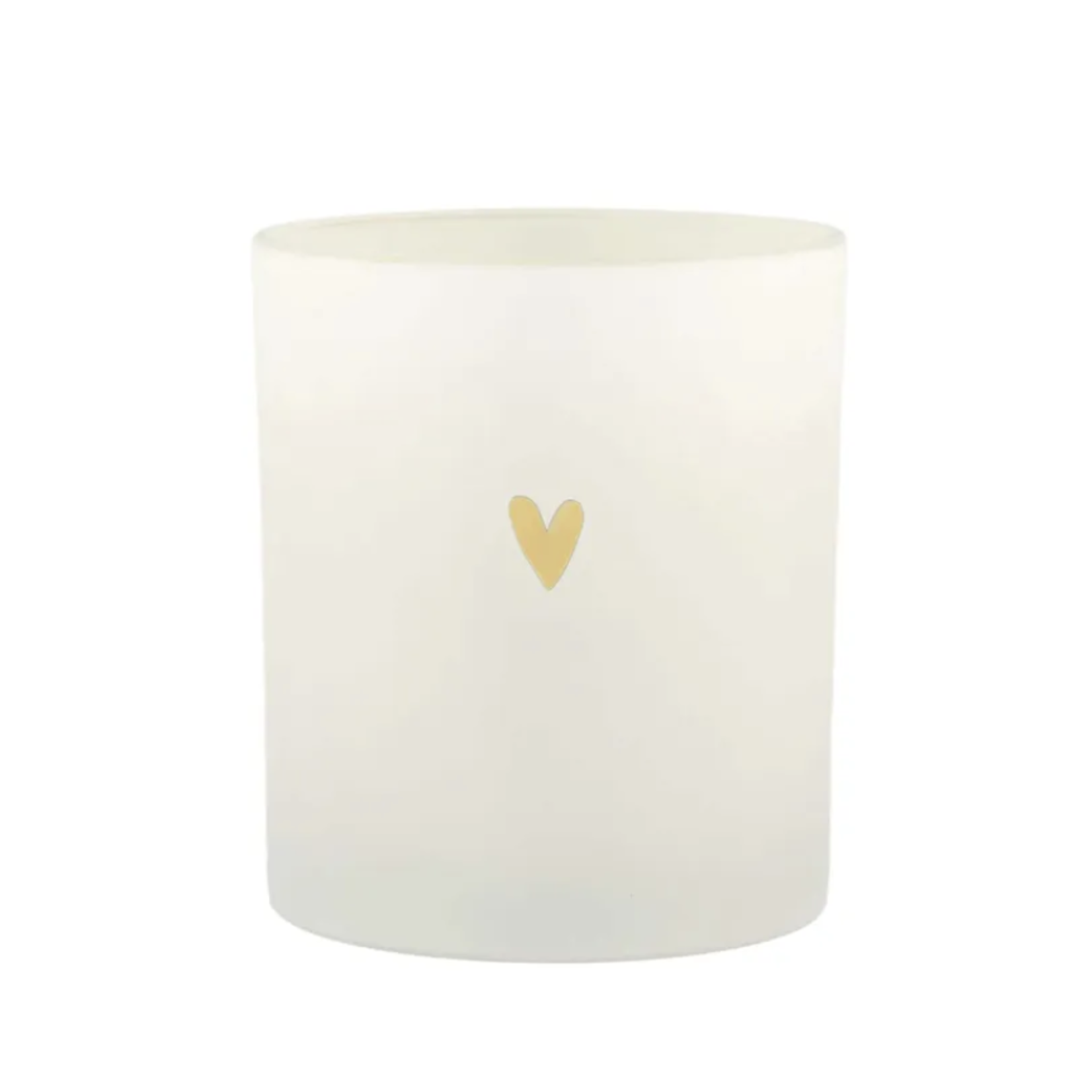 ZUSSS ZUSSS - Geurkaars in doosje lievelings hartje wit/goud