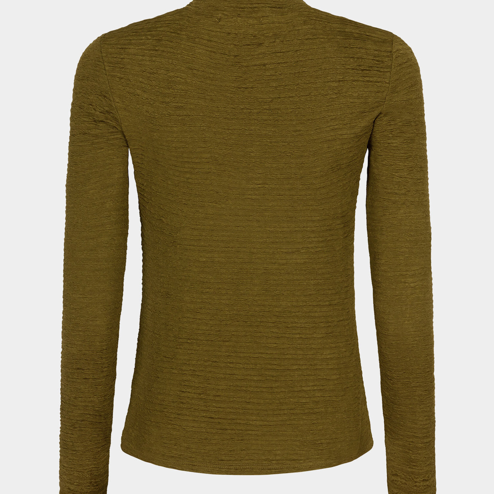 YDENCE YDENCE - Top Griffin olive MAAT XS