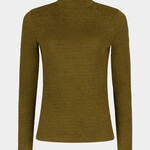 YDENCE YDENCE - Top Griffin olive MAAT XS