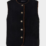 YDENCE YDENCE - Gilet Evelynn black/brick MAAT L