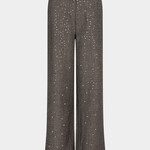 YDENCE YDENCE - Pants Erin black gemeleerd MAAT XS