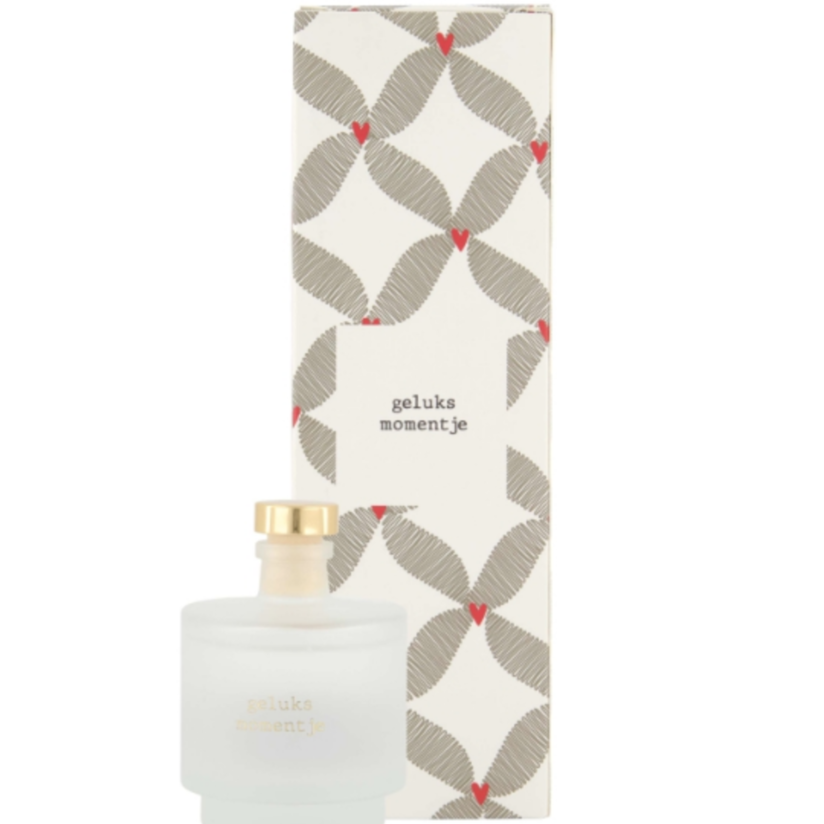 ZUSSS ZUSSS - Geurstokjes 90 ml antracietgrijs/roze rood Geluks momentje