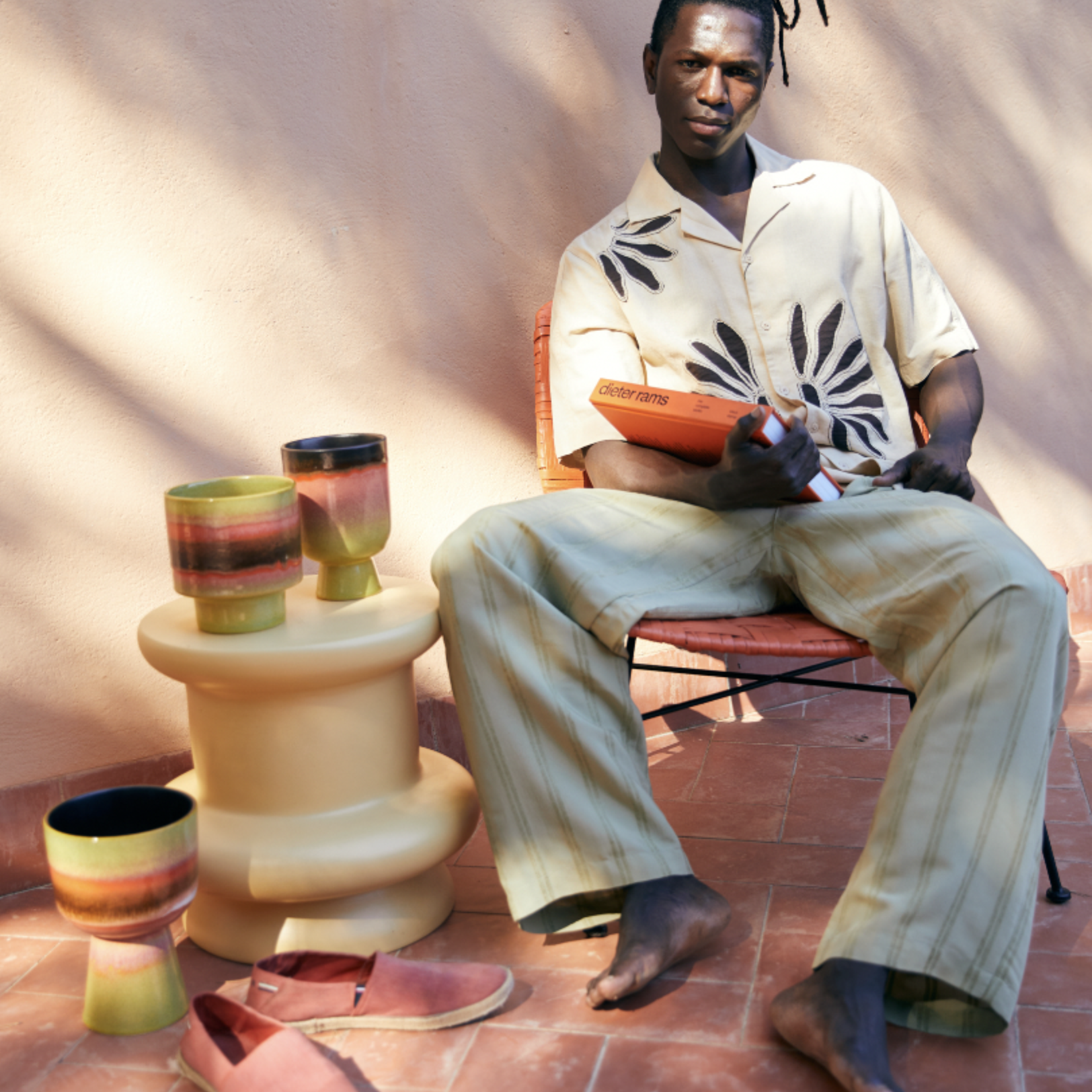 HKLIVING HKLIVING - Retro flower pot lime green afc0003