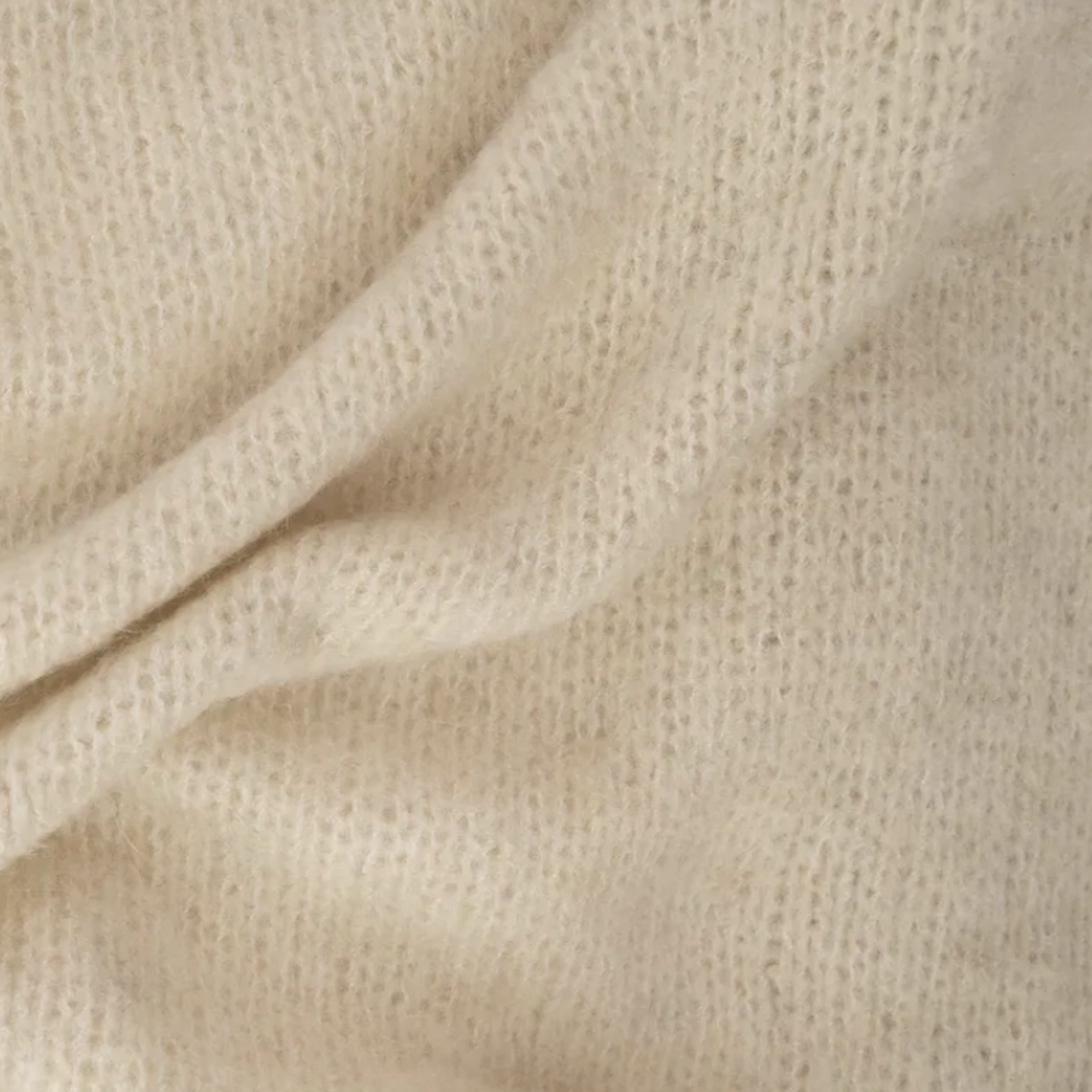 ZUSSS ZUSSS - Lang vest met reverkraag zand