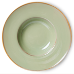 HKLIVING HKLIVING - Chef ceramics pasta plate moss green ace7136
