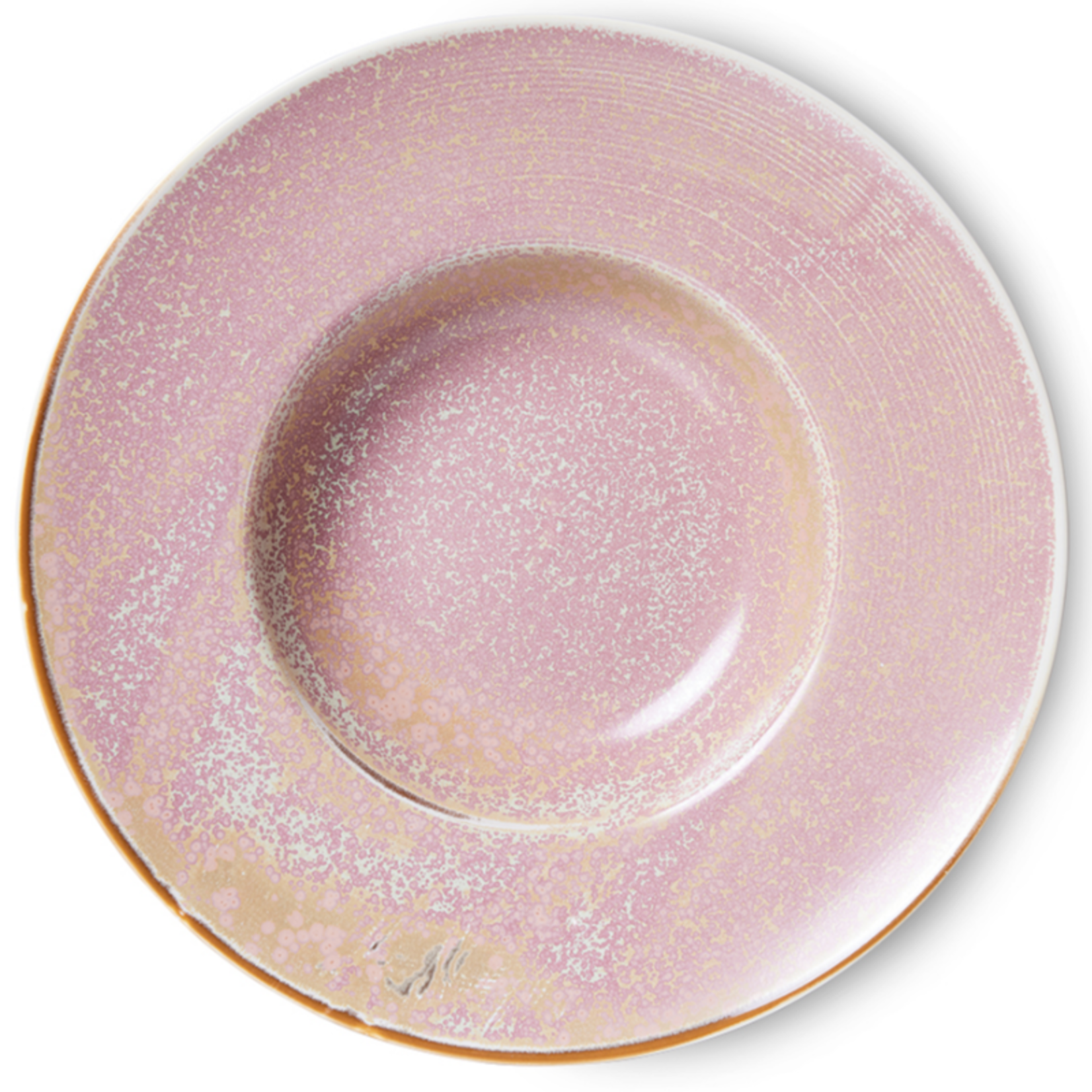 HKLIVING HKLIVING - Chef ceramics pasta bord rustic pink ACE7135