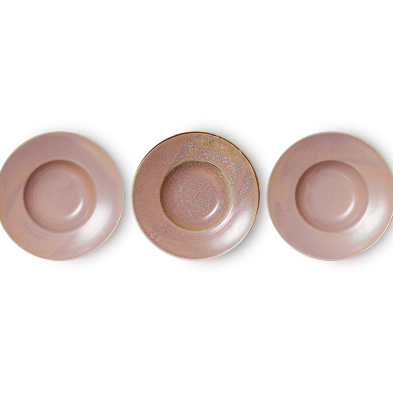 HKLIVING HKLIVING - Chef ceramics pasta bord rustic pink ACE7135