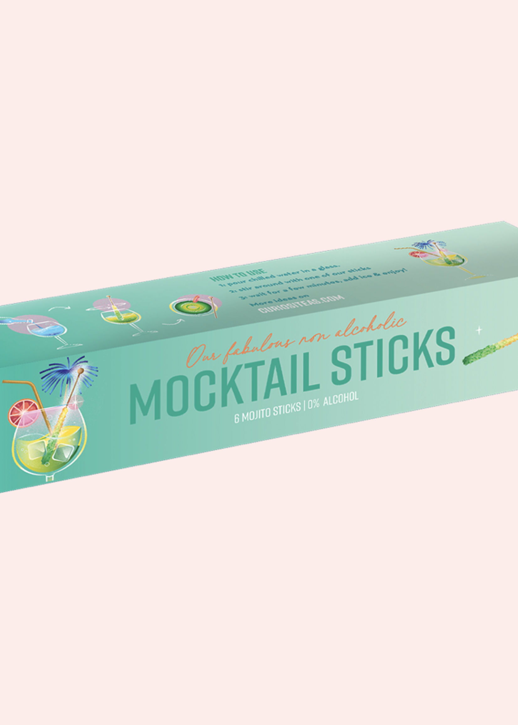 CURIOSITEAS THE CABINET OF CURIOSITEAS - Mocktail Sticks Mojito Box met 6 sticks