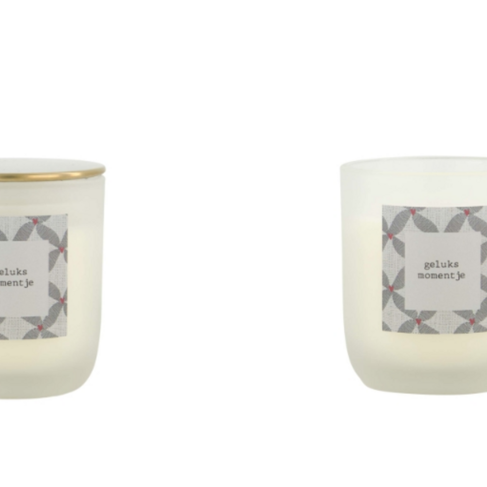 ZUSSS ZUSSS - Geurkaars glas met deksel geluks momentje