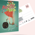CURIOSITEAS CABINET OF CURIOSITEAS - Theekaart Mistletoe Kisses m/v