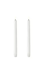 UYUNI UYUNI - LED Dinerkaars nordic white, smooth set van 2  - 2,3x20 cm