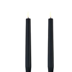 UYUNI UYUNI - LED Dinerkaars zwart, smooth set van 2  - 2,3x20 cm