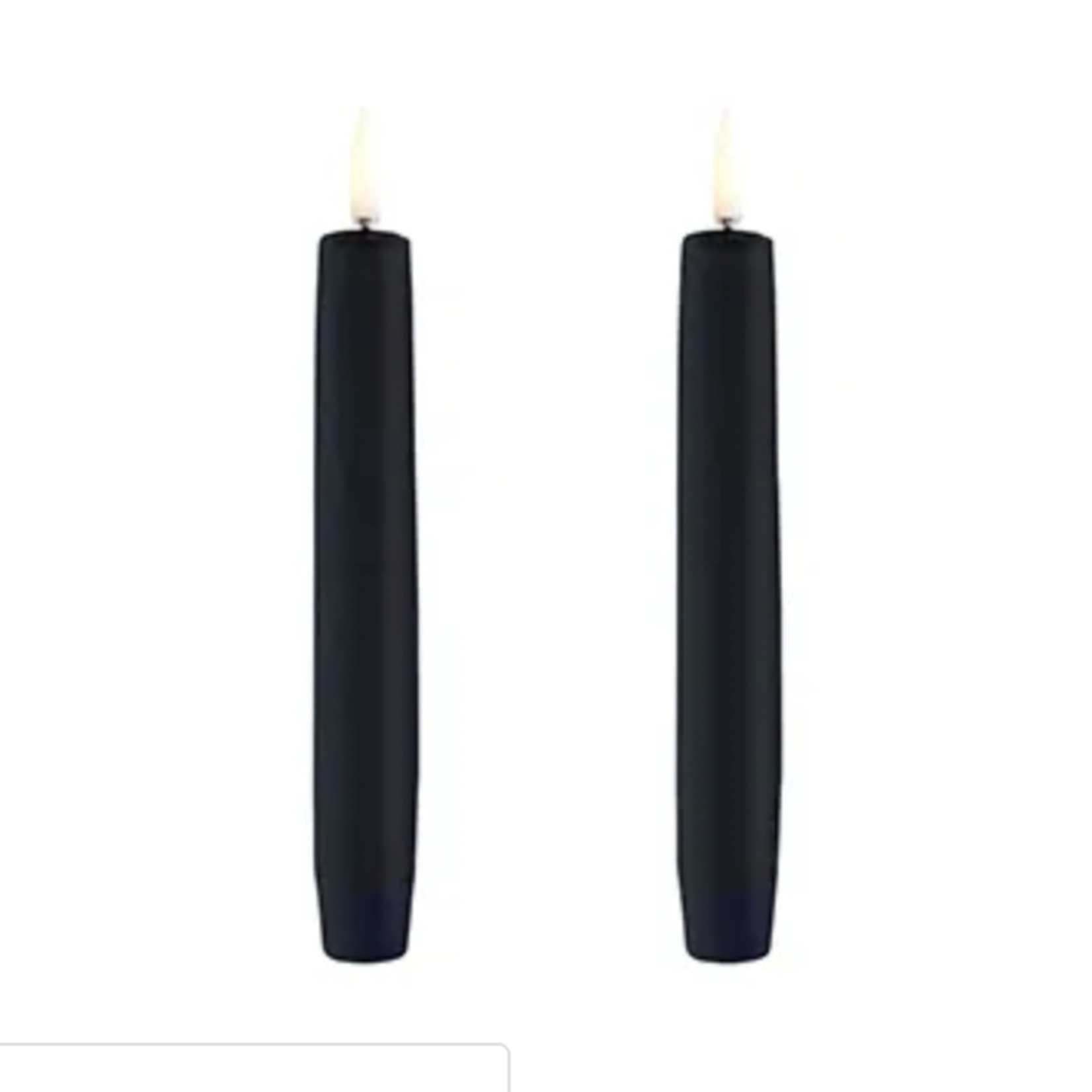 UYUNI UYUNI - LED dinerkaars zwart Smooth, 2-pack, 2,3x15 cm