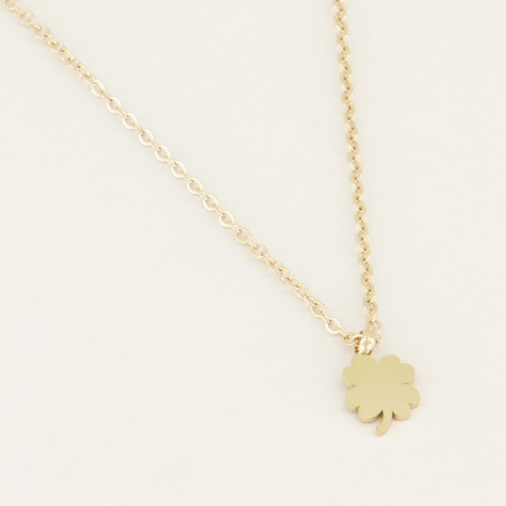 MY JEWELLERY MY JEWELLERY - Ketting klavertje goud