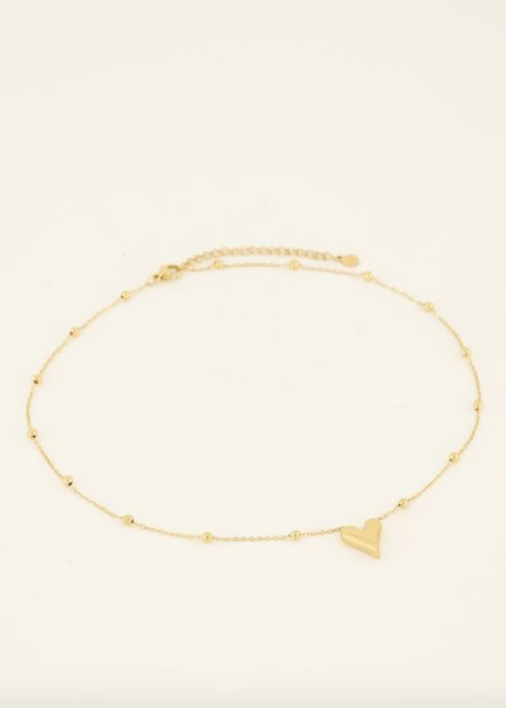 MY JEWELLERY MY JEWELLERY - Middellange ketting met hartje goud
