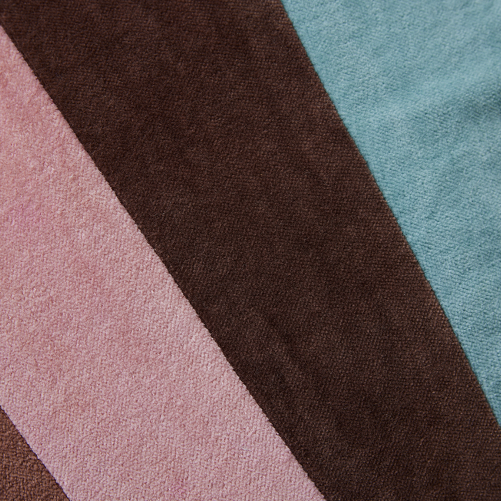 HKLIVING HKLIVING - Kussen fluweel gestreept Eventide 45x45cm TCU0009