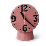 HKLIVING HKLIVING - Klok retro keramische  roze ACL0001