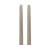 UYUNI UYUNI - LED Dinerkaars sandstone, smooth set van 2  - 2,3x20 cm