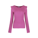 FLURESK FLURESK - Top gebreid Raisa purple orchid MAAT 38