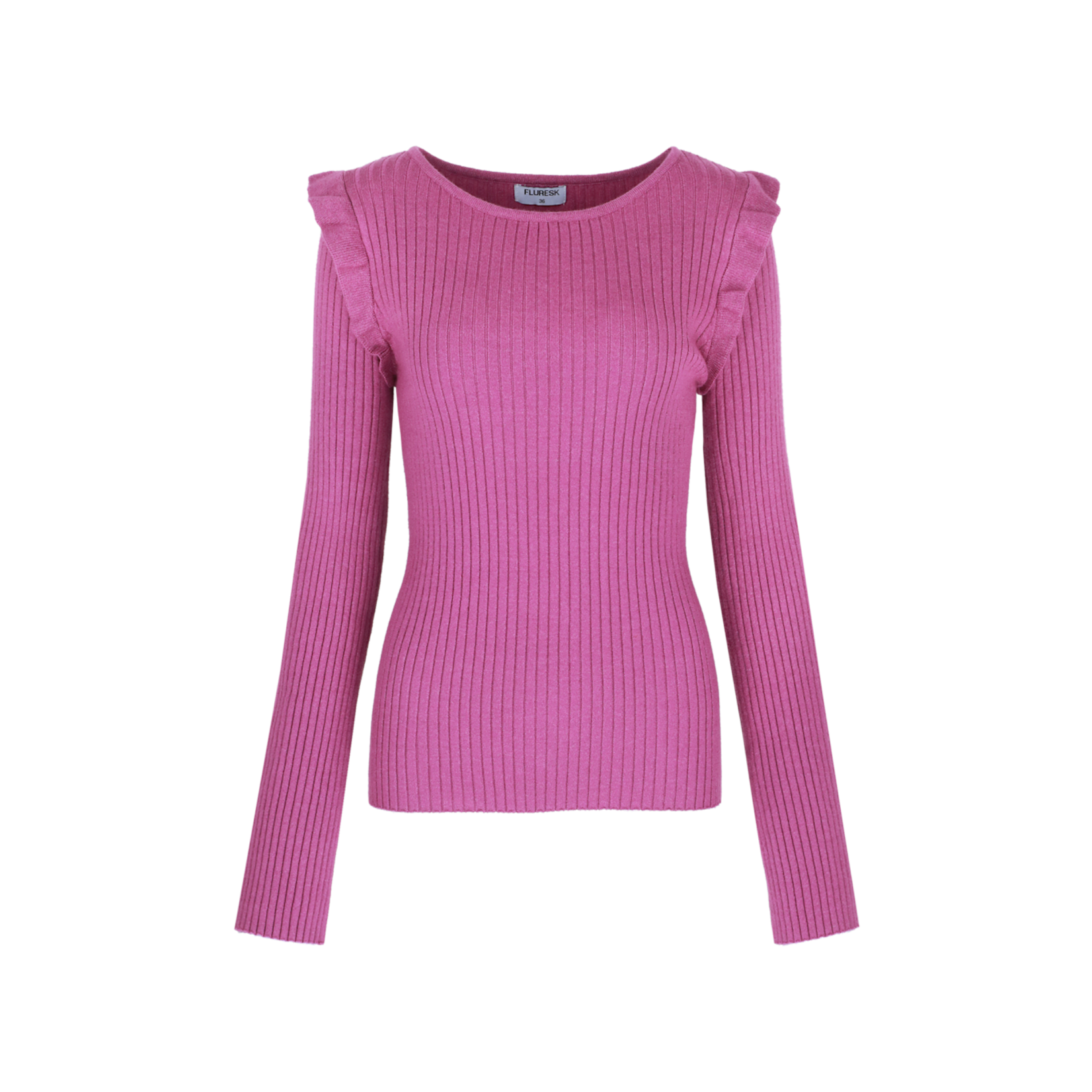 FLURESK FLURESK - Top gebreid Raisa purple orchid MAAT 38