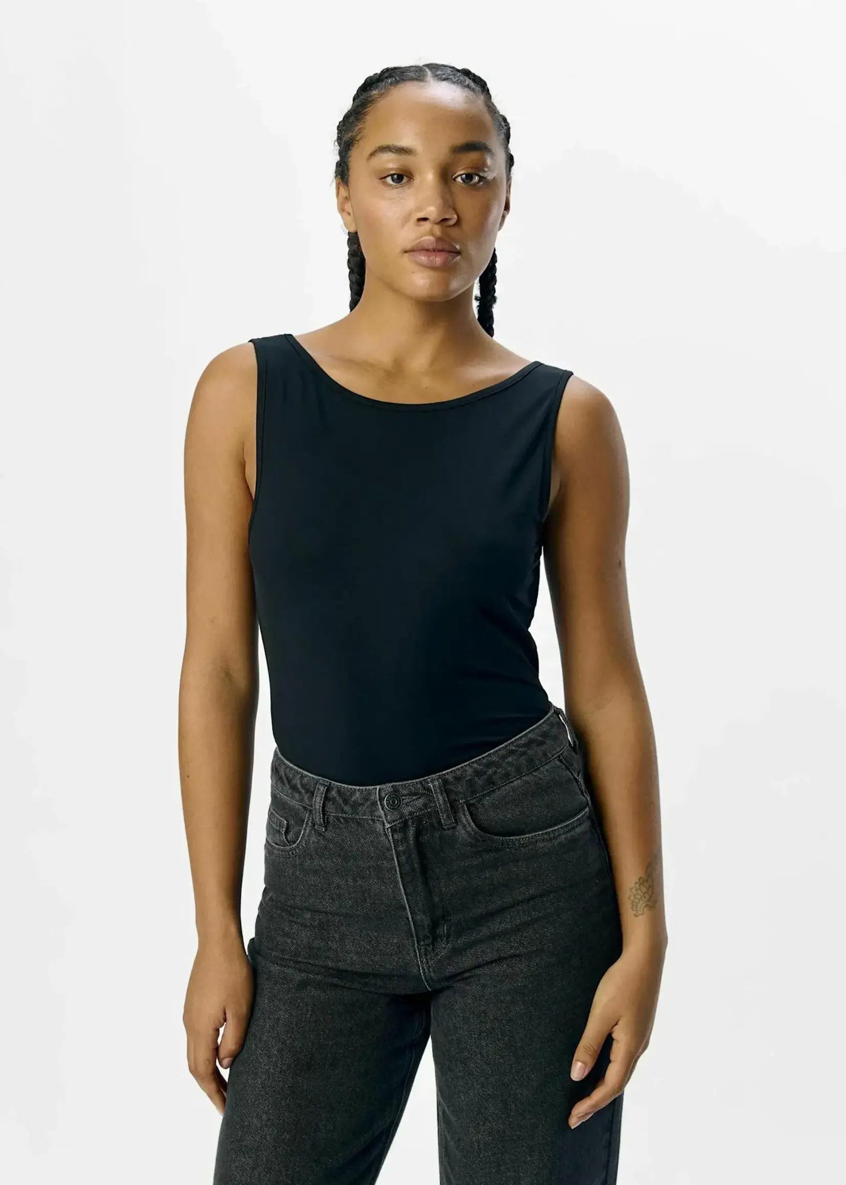OBJECT OBJECT - Tank top Leena sus zwart