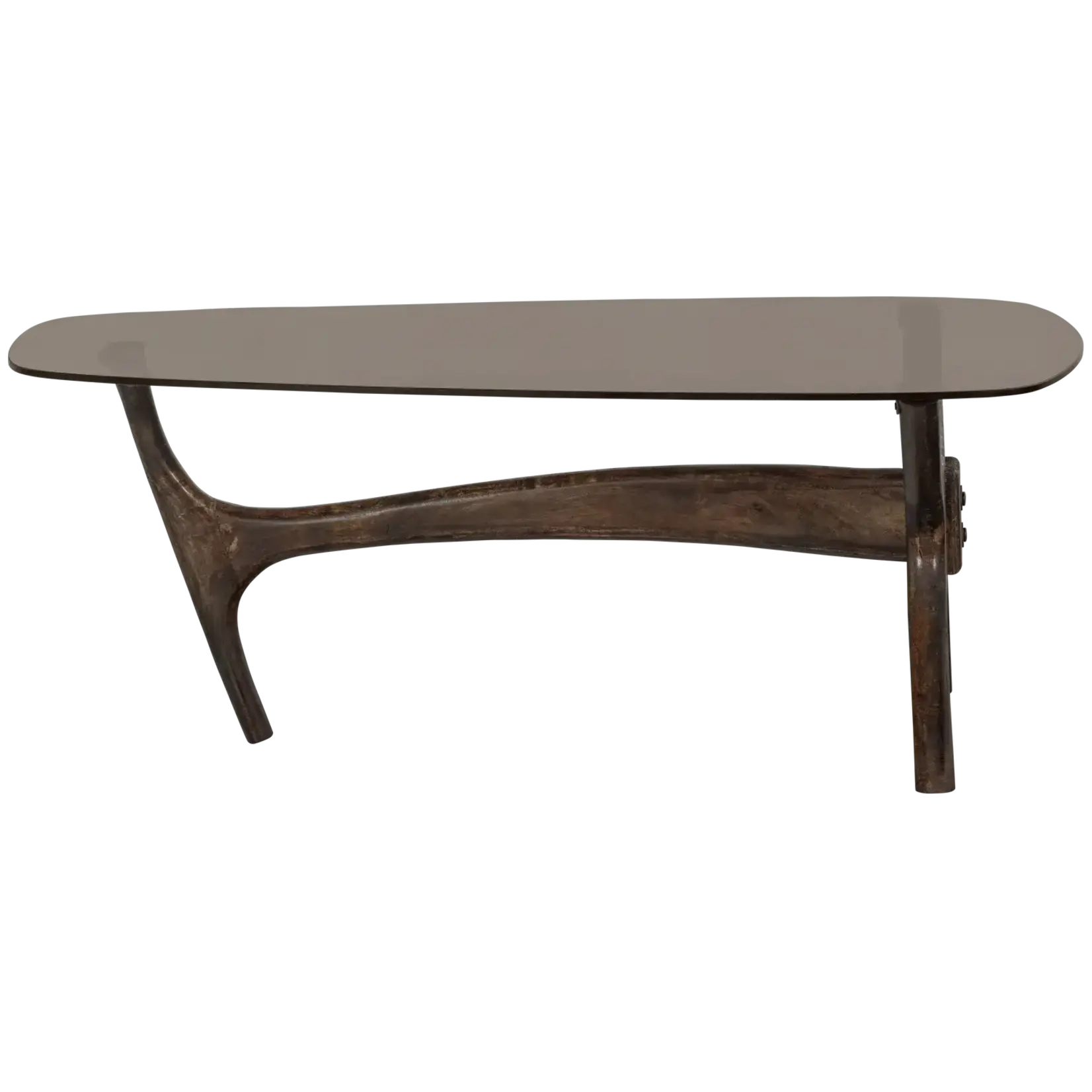 BE PURE BE PURE HOME - Salontafel Flash mango hout/ glas walnoot