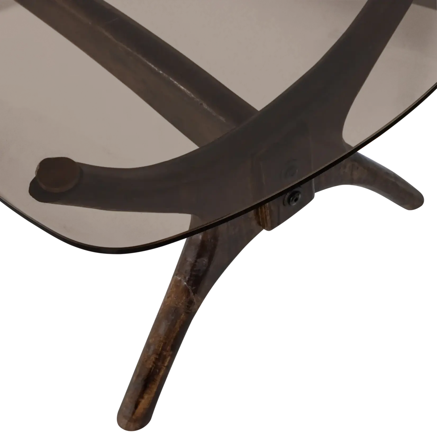 BE PURE BE PURE HOME - Salontafel Flash mango hout/ glas walnoot