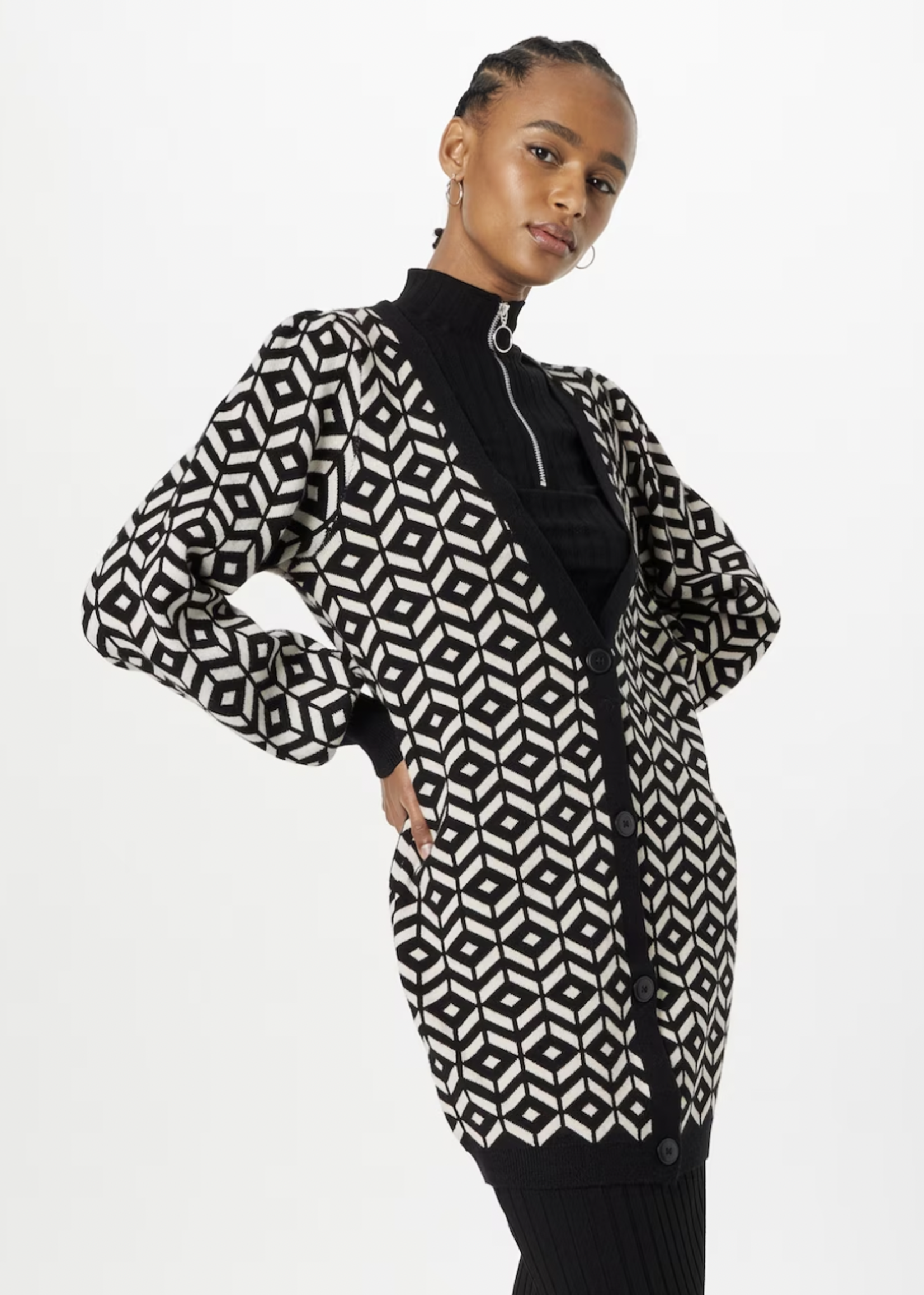 OBJECT OBJECT - Vest Thess  black/silver gray MAAT S