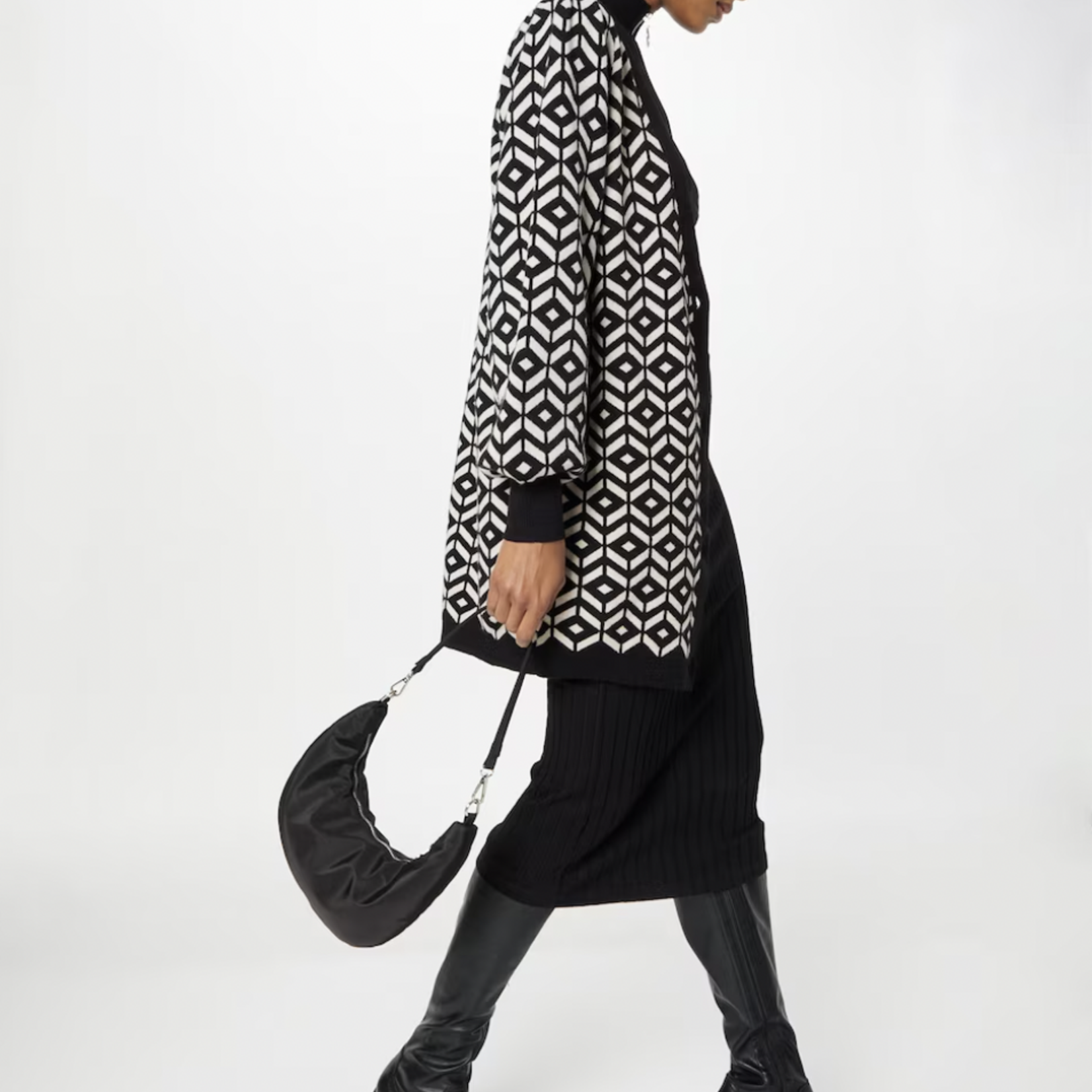 OBJECT OBJECT - Vest Thess  black/silver gray MAAT S