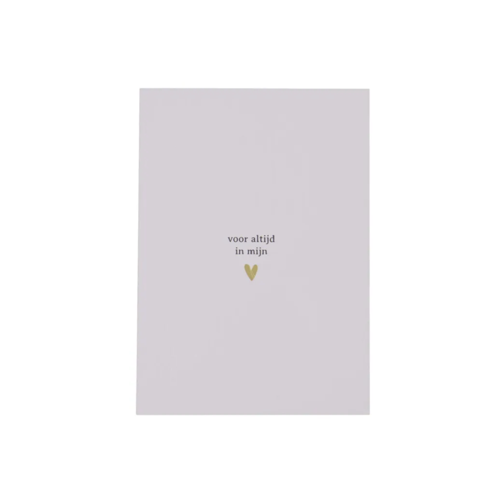 ZUSSS ZUSSS - Kaart voor altijd in mijn hart wit/goud