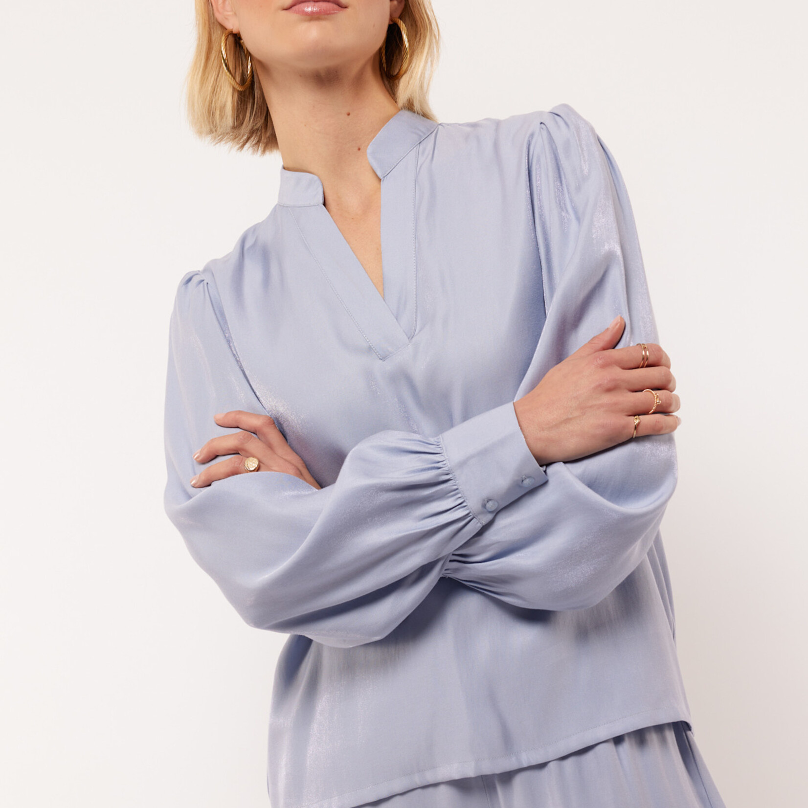 FLURESK FLURESK - Top Grover ice blue MAAT 36