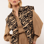 FLURESK FLURESK - Gilet Basil Khaki/black MAAT 40