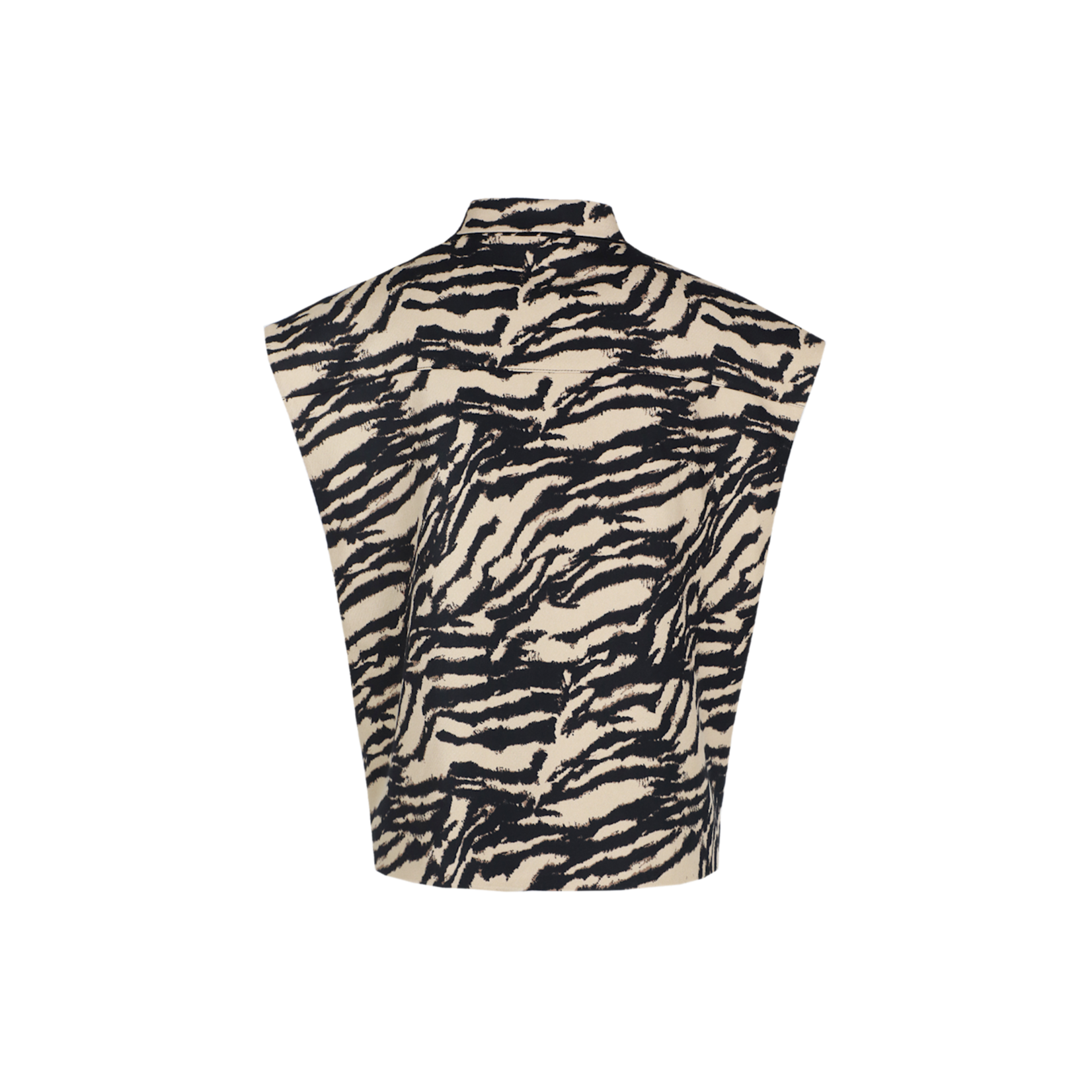 FLURESK FLURESK - Gilet Basil Khaki/black