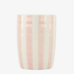 ZUSSS ZUSSS - Koffiemok streep wit/roze