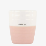 ZUSSS ZUSSS - Koffiemok amour wit/roze