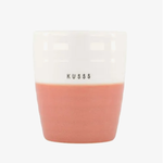 ZUSSS ZUSSS - Koffiemok kusss wit/oudroze