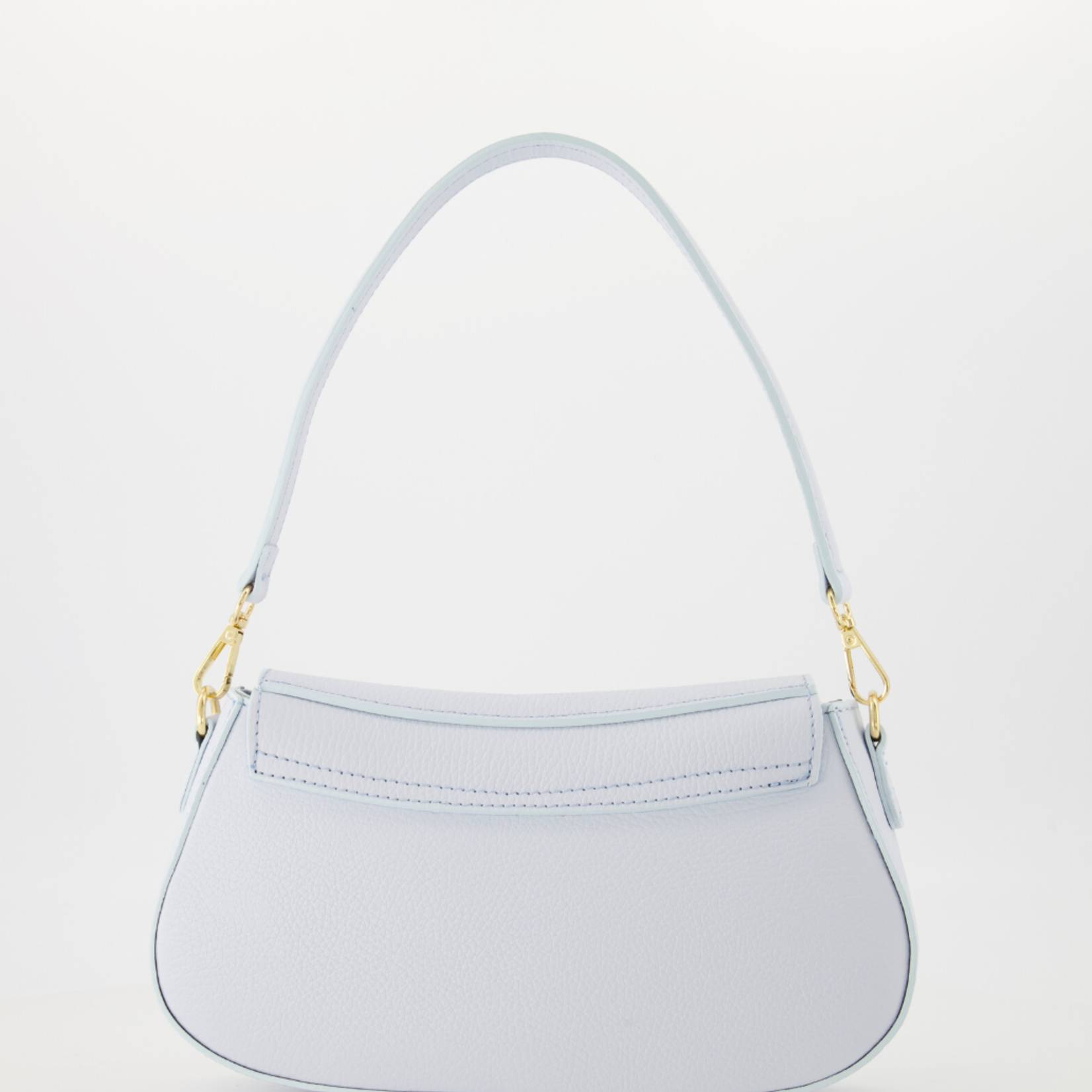 -- Tas Diara echt leer lichtblauw