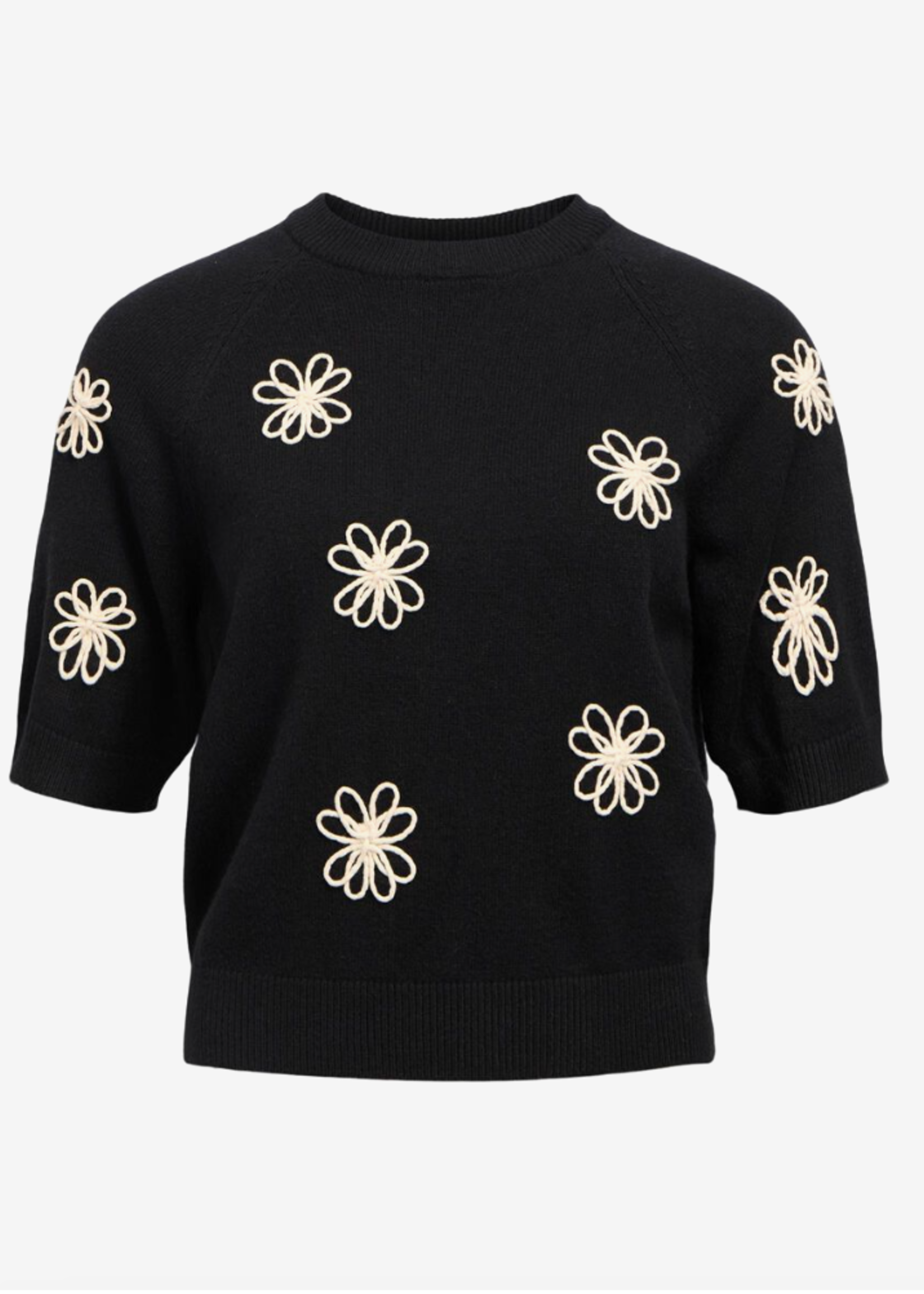 OBJECT OBJECT - Pullover Laney rubin zwart/wit
