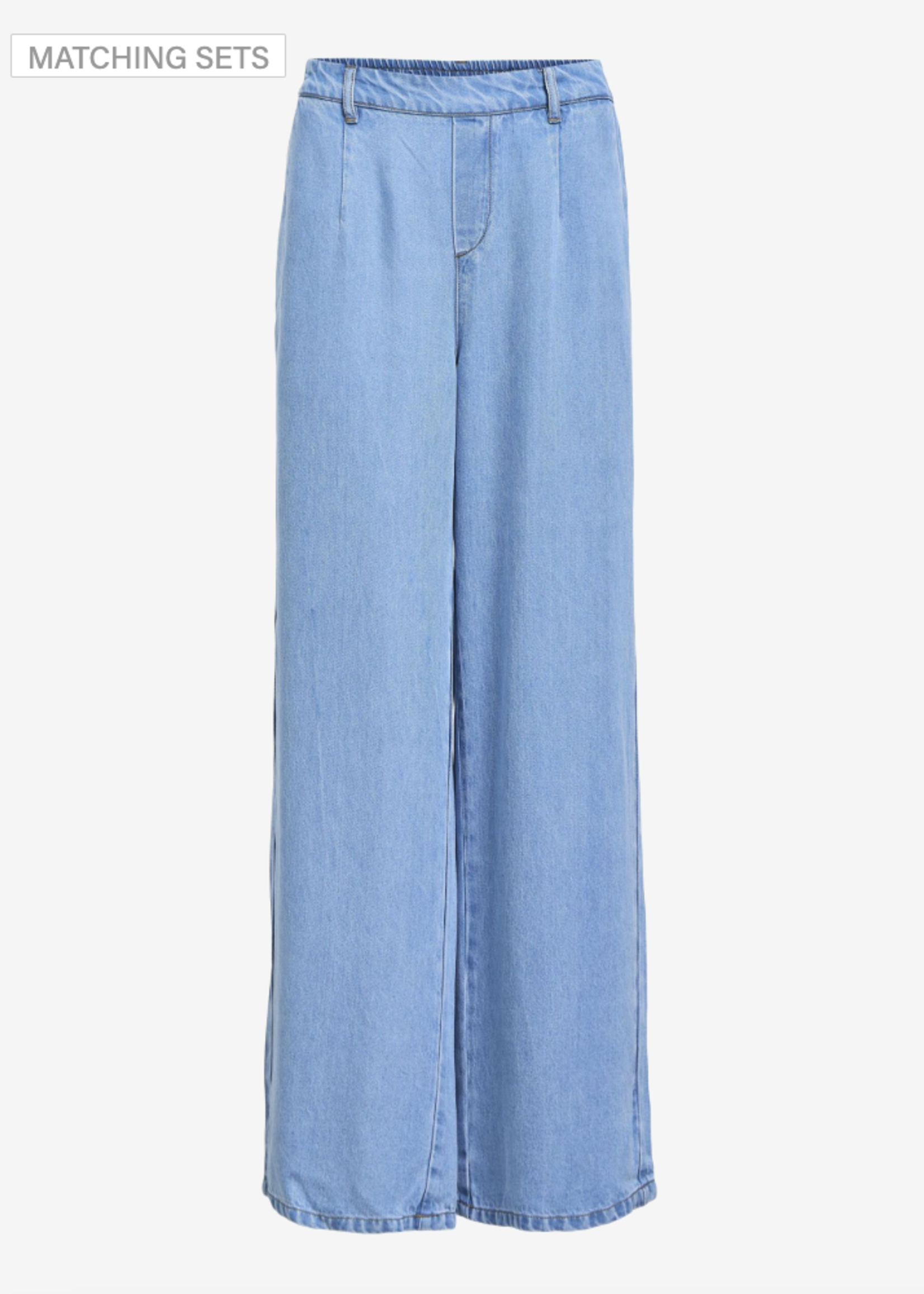 OBJECT OBJECT - Broek Frame lisa wide denim light blue