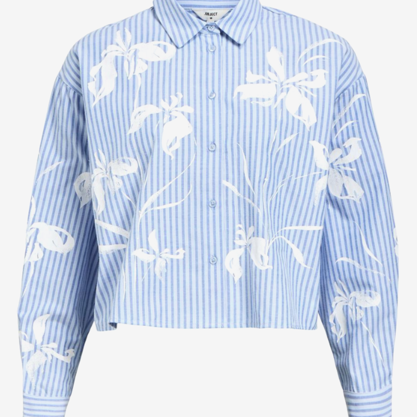 OBJECT OBJECT - Aiko Korte blouse/shirt brunnera blue/bijou