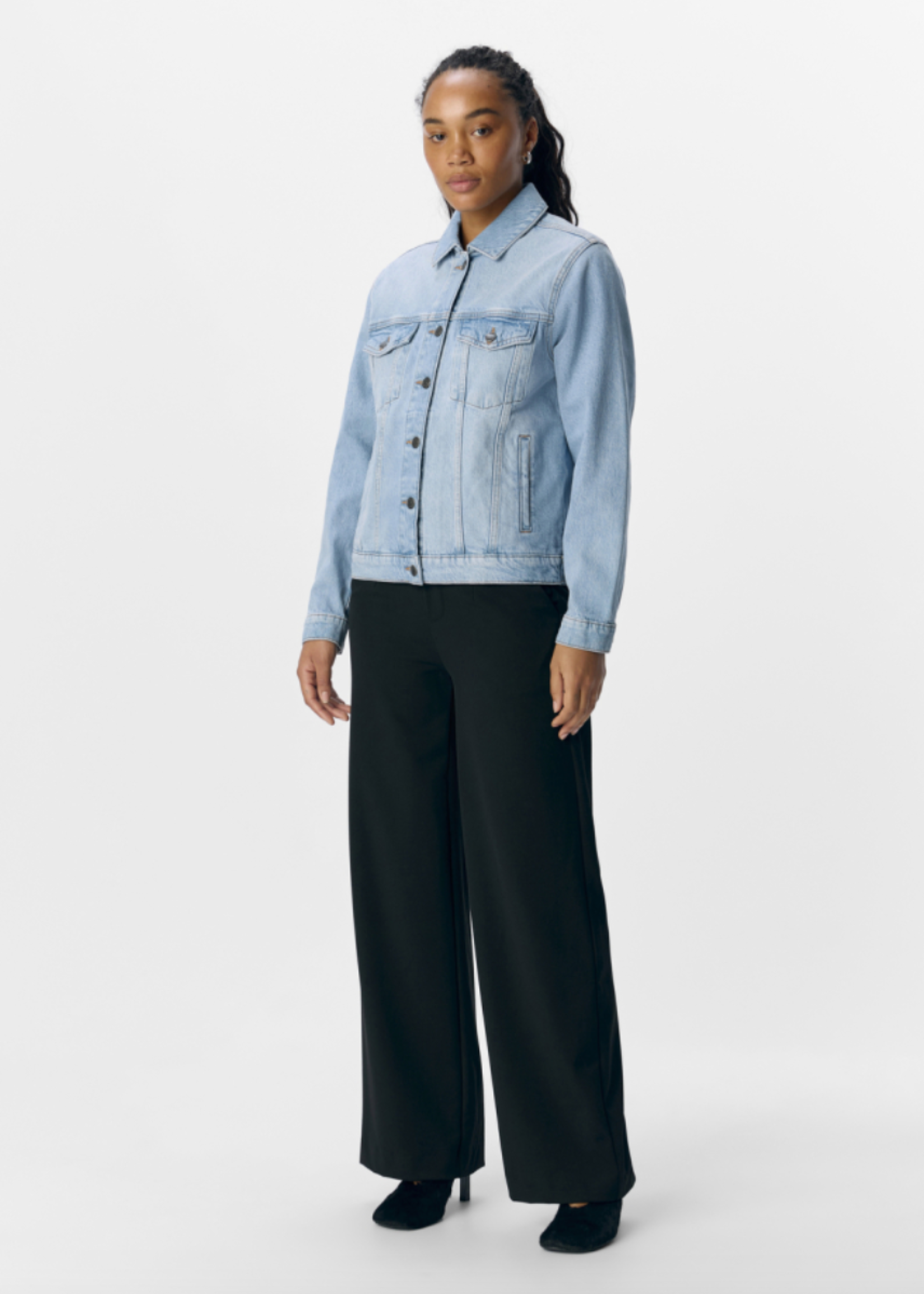 OBJECT OBJECT - Denim jacket Ellen light blue