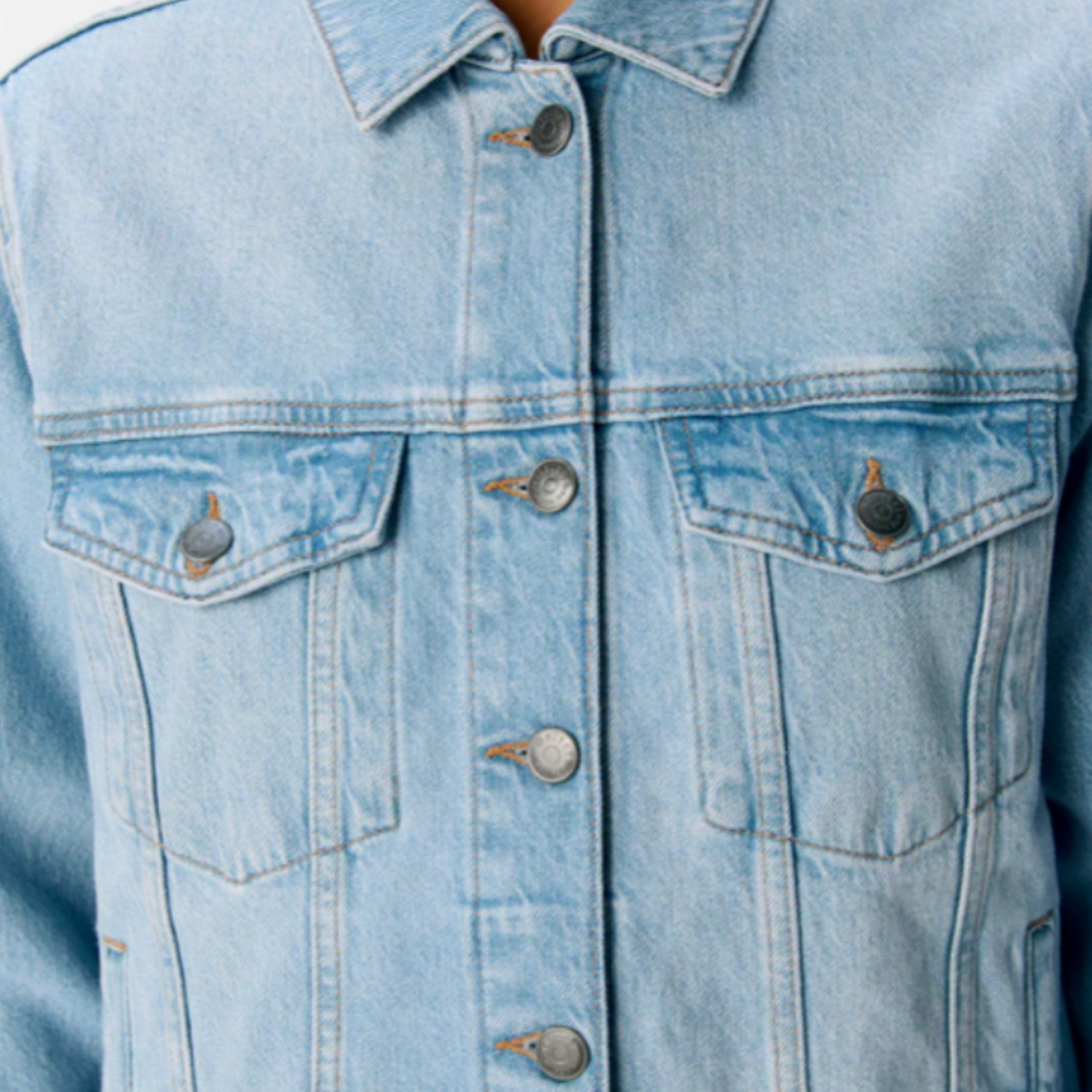 OBJECT OBJECT - Denim jacket Ellen light blue