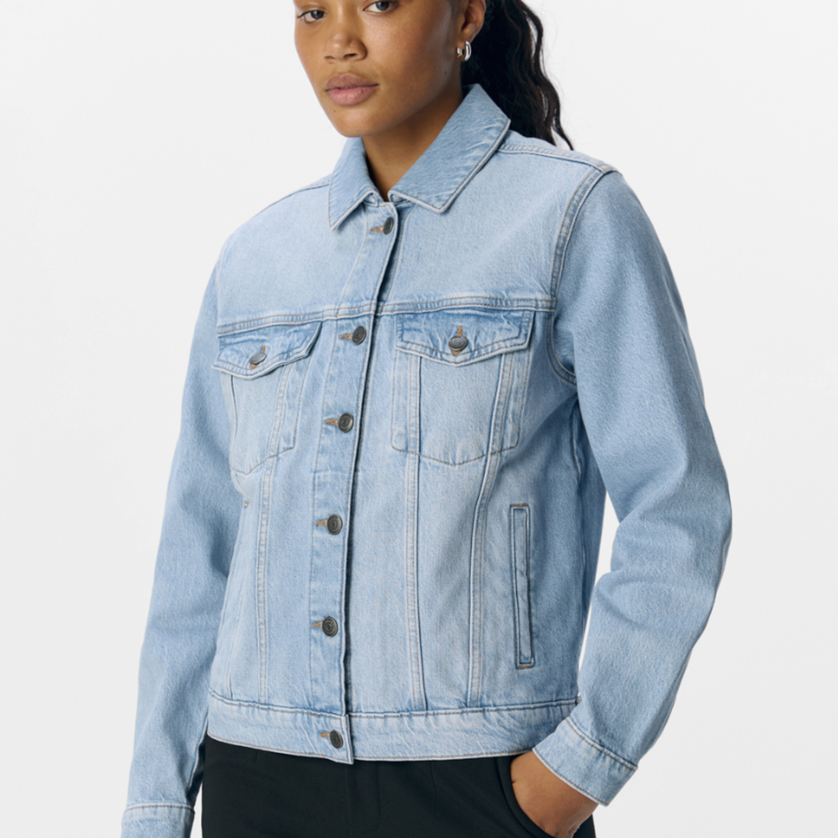 OBJECT OBJECT - Denim jacket Ellen light blue