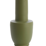 -- Vaas metaal Ø29x55 cm olijf groen