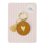 ZUSSS ZUSSS - Ansichtkaart sleutelhanger lieve vriendin rood