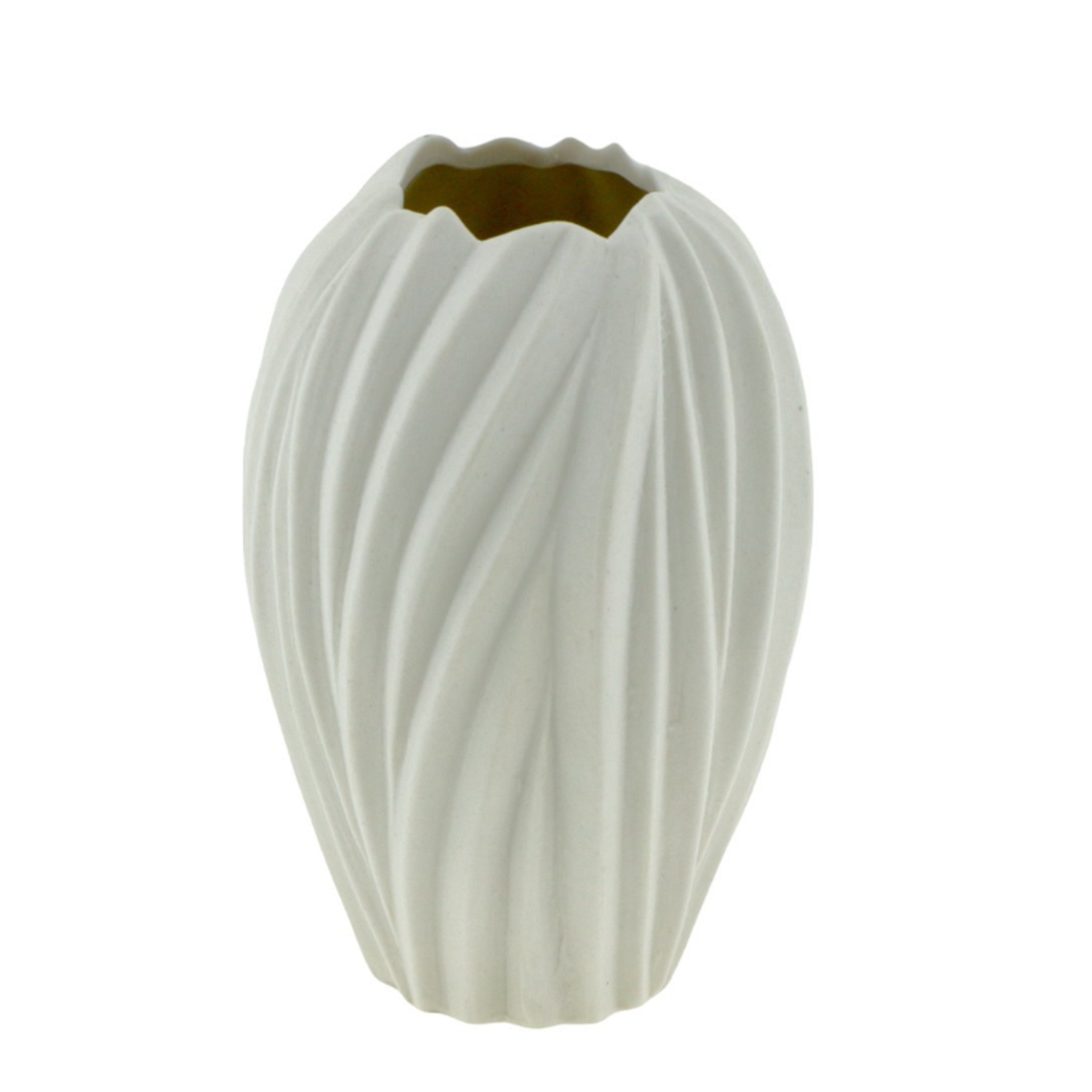 -- HS - Vaas Dune wit porselein